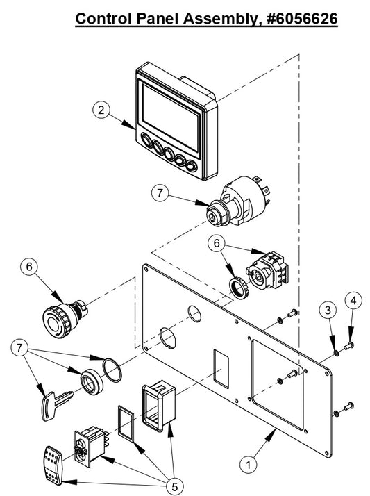 CC5555GK Control Panel Assembly