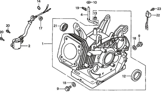 Honda GX390K1QWT2 Engine Cylinder Barrel Assembly Parts For SP2 13H20 S13H20 S20H20 By Multiquip
