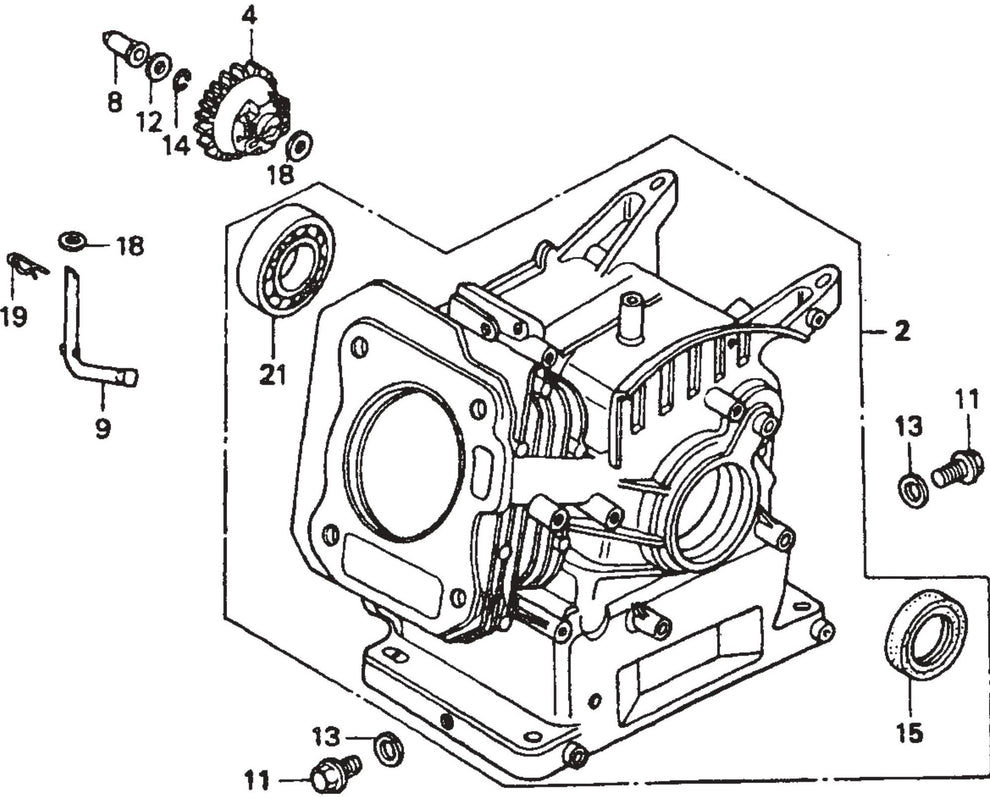 MVC77 Honda GX160K1QX2 Cylinder Barrel  Assembly Parts