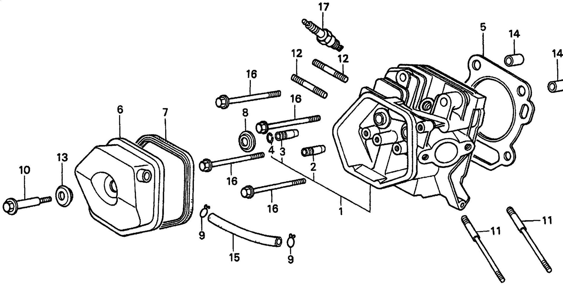 T30H HONDA GX240K1PMT2 Engine Cylinder Head Assembly Parts By Multiquip