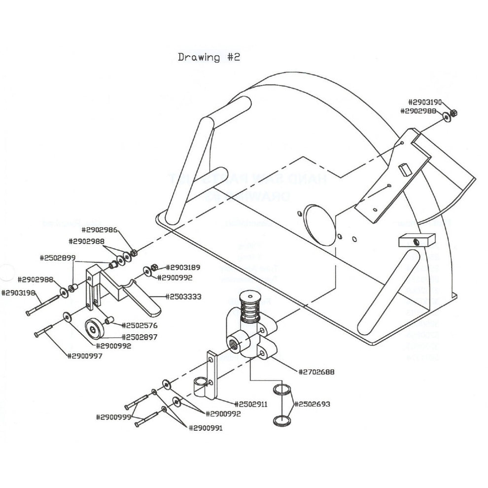 HS-20 HAND SAW PARTS LIST