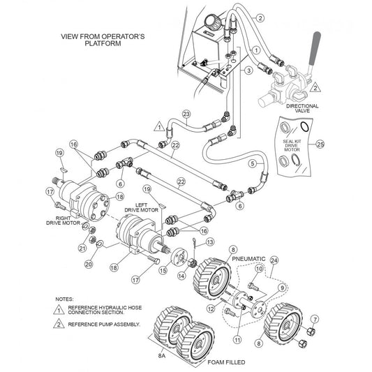 WBH-16EF Hydraulic Drive Assembly Parts by multiquip Whiteman