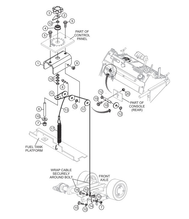Depth Indicator Assembly Parts-SP303516, SP303520, SP303526, SP303530 35 HP WISCONSIN DIESEL ENGINE