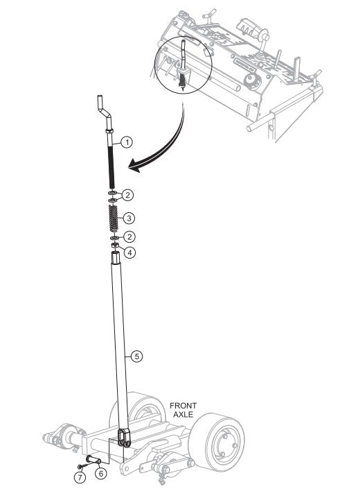 Depth Stop Assembly Parts-SP303516, SP303520, SP303526, SP303530 35 HP WISCONSIN DIESEL ENGINE