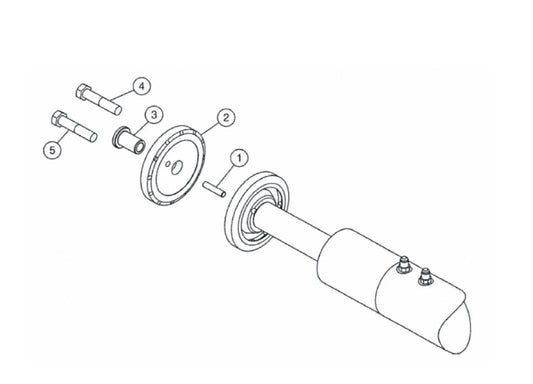 Bushing Extension Kit 18502 (.75 — 1.125)Assembly Parts-SP303516, SP303520, SP303526, SP303530 35 HP WISCONSIN DIESEL ENGINE