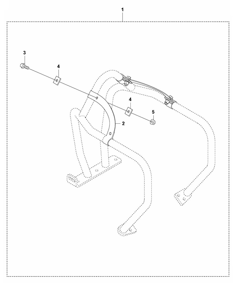 LF 130 LT Diesel Fork Lifting Device Assembly Parts by Husqvarna
