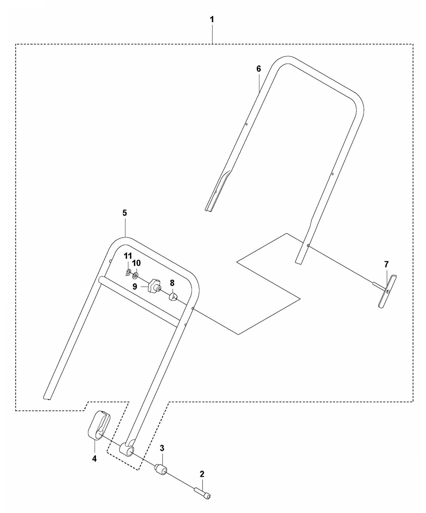 LF 130 LT Diesel Handle- Hatz Assembly Parts by Husqvarna