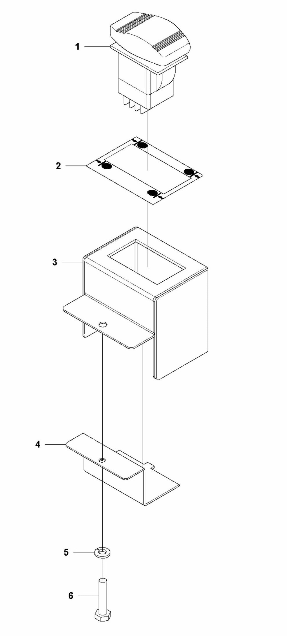 Soff Cut 4000 Actuator Switch Assembly Parts by Husqvarna