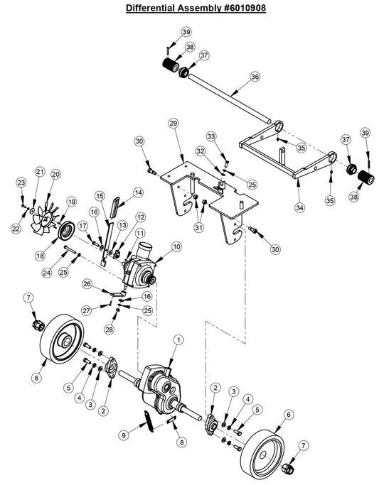 CC6160D Differential Assembly