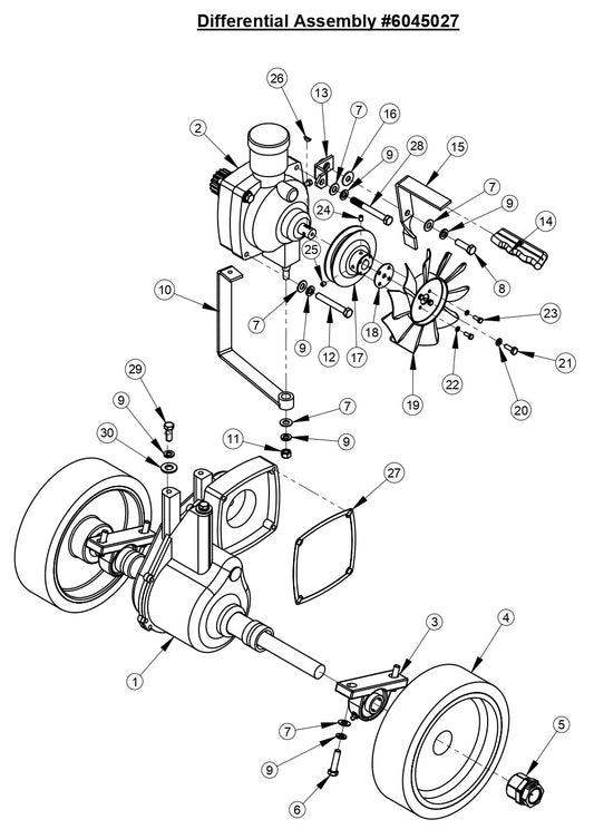 CC4144D Differential Assembly
