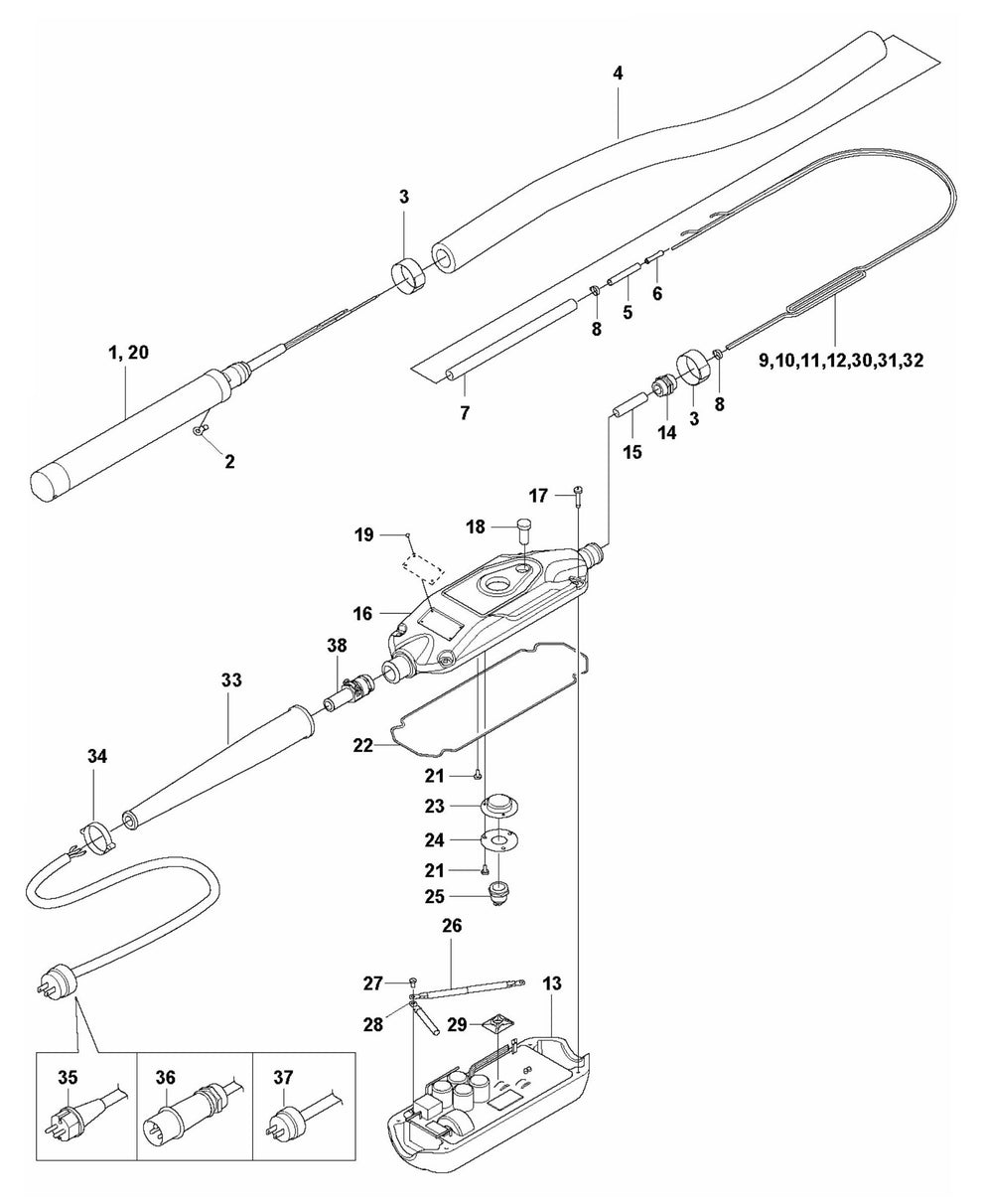 SMART 56 Complete Product Assembly Parts by husqvarna