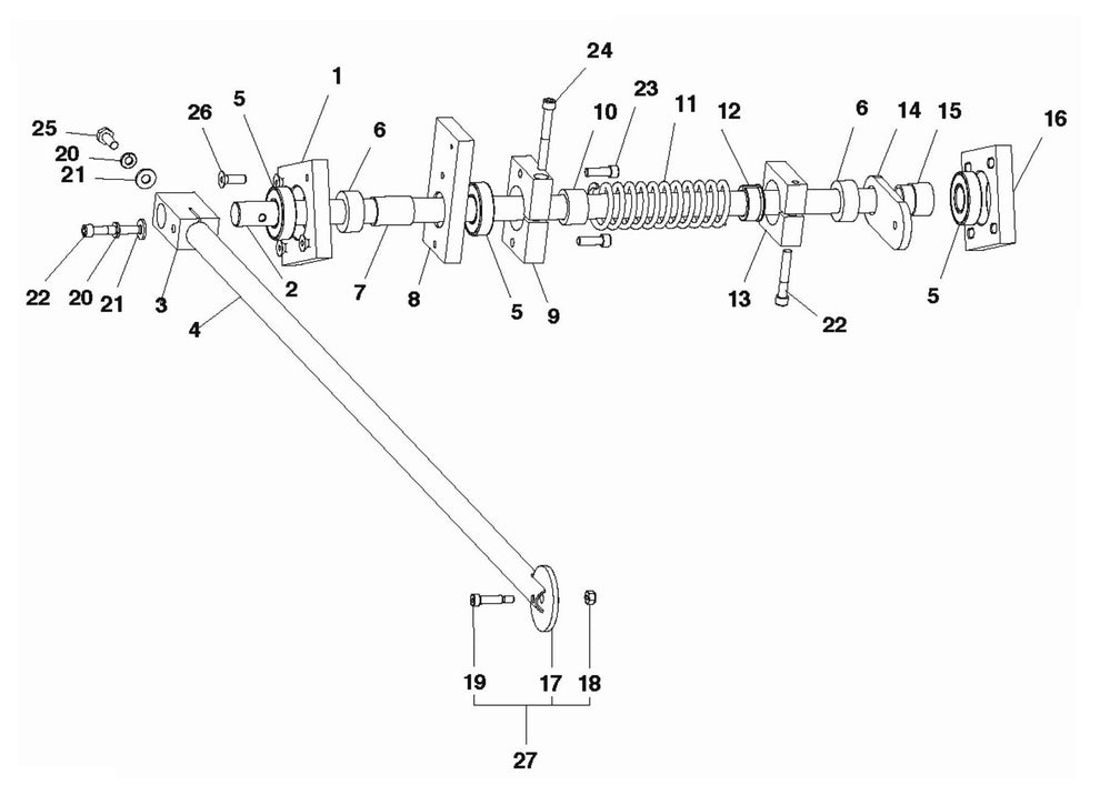 Soff Cut 2500 Guide Arm Assembly Parts by Husqvarna