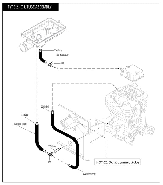 BBX7600N Oil Tube Assembly Parts