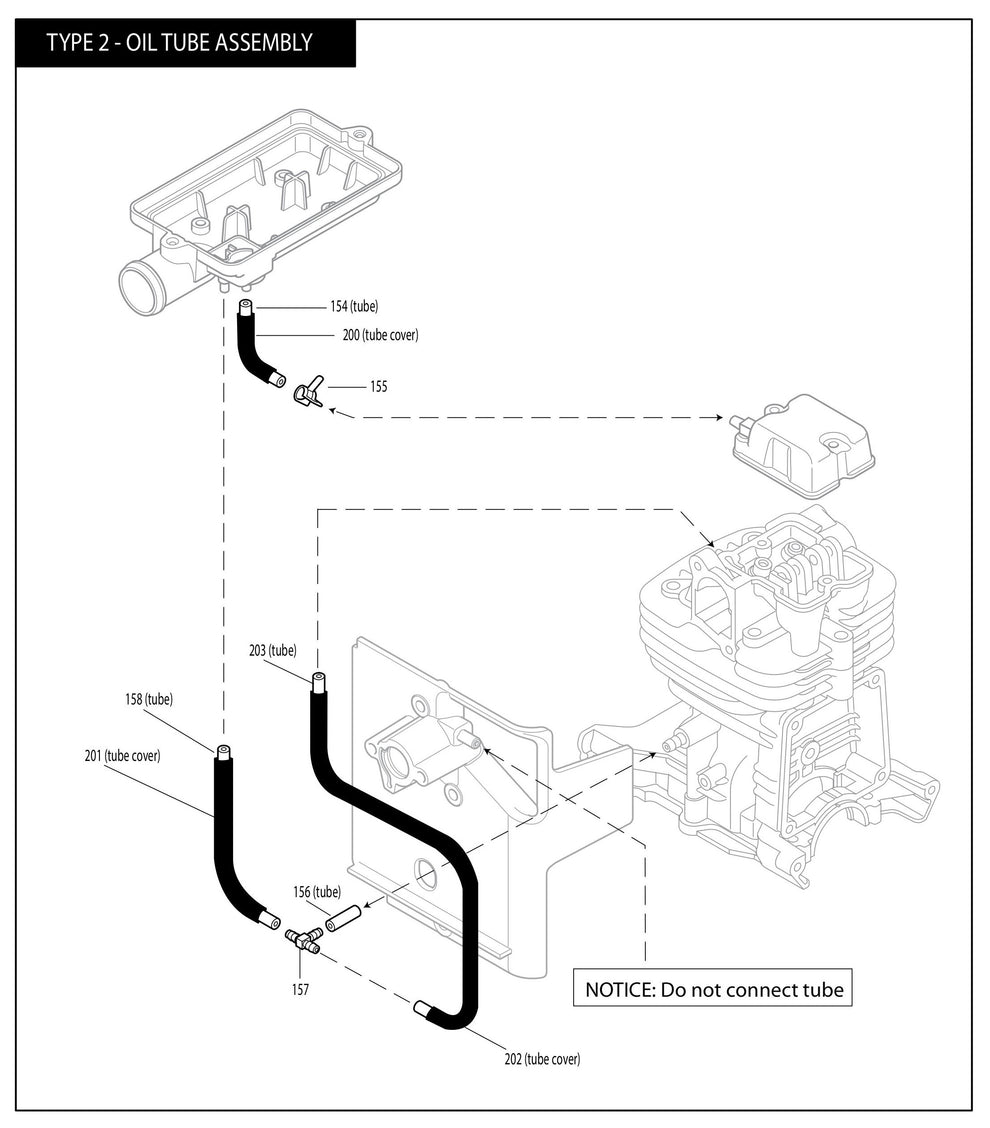 BBX7600N Oil Tube Assembly Parts