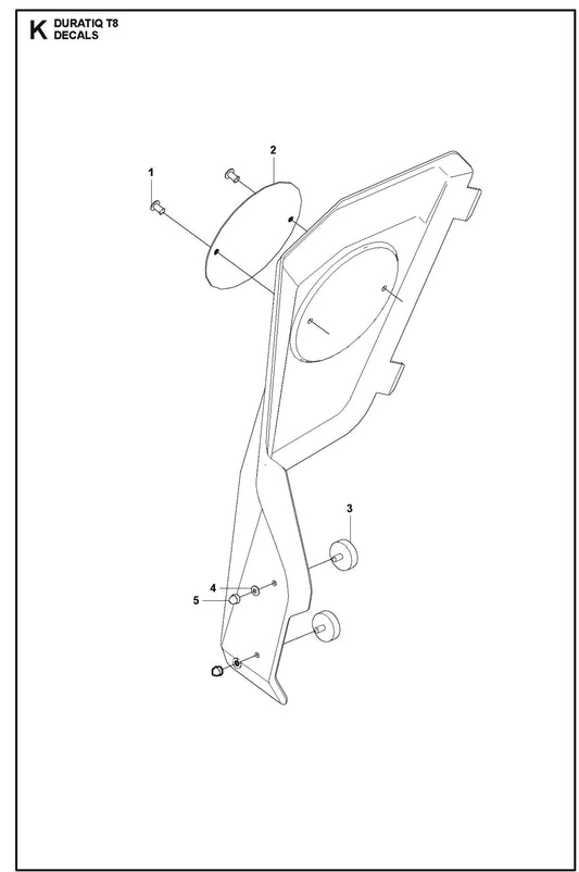 Decals Parts For HTC T8 By Husqvarna