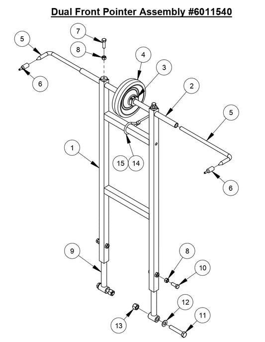 CC3538 JK Dual Front Pointer Assembly