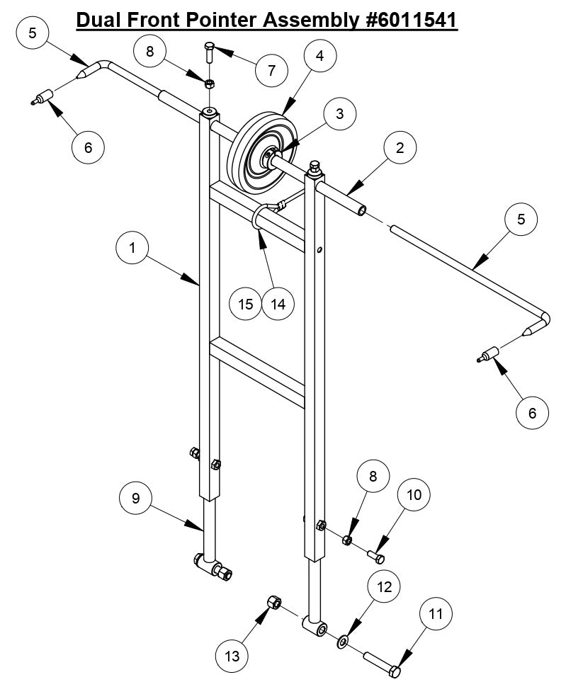 CC6540E Dual Front Pointer Assembly