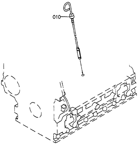 Dipstick and Guide Assembly Parts for KD1800-KD6 Light Towers by Multiquip