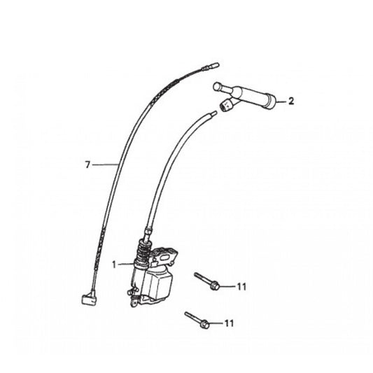 Ignition Coil  Assembly Parts for HPHA36C5H Trowels by Multiquip Whiteman