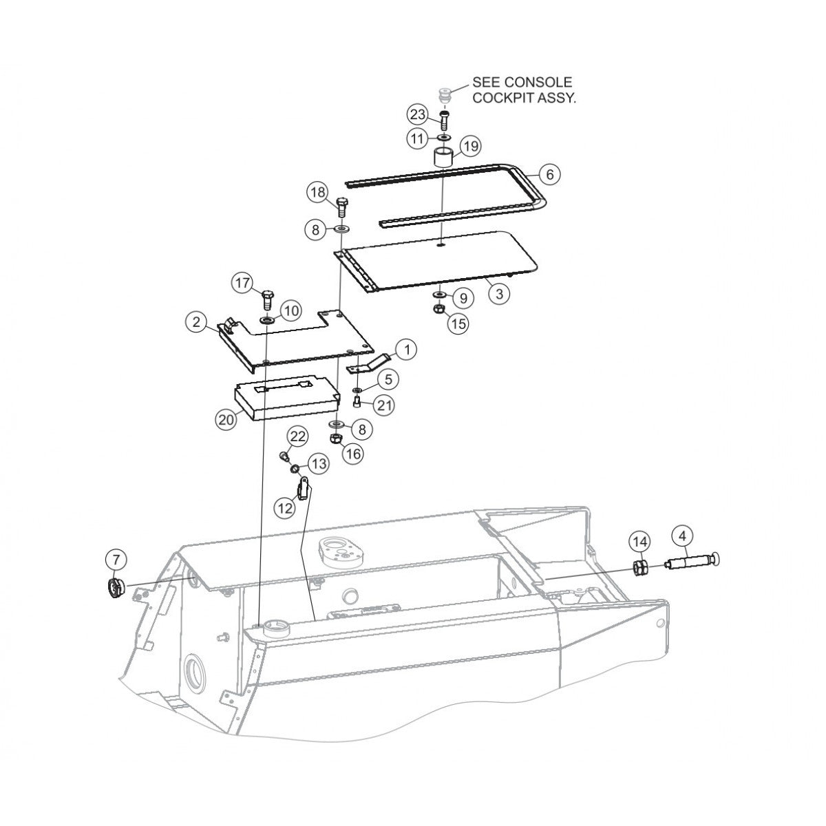 P33/24 HHMR — Receiver/Console Assembly Parts By Multiquip