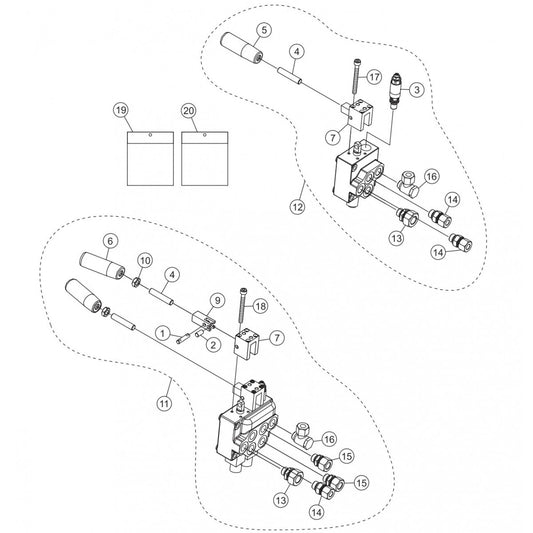 P33/24 HHM — Manual Operation Valves Assembly Parts By Multiquip