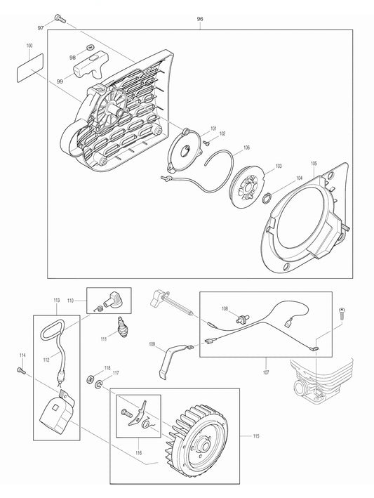 DPC6400 Starter Assembly Parts