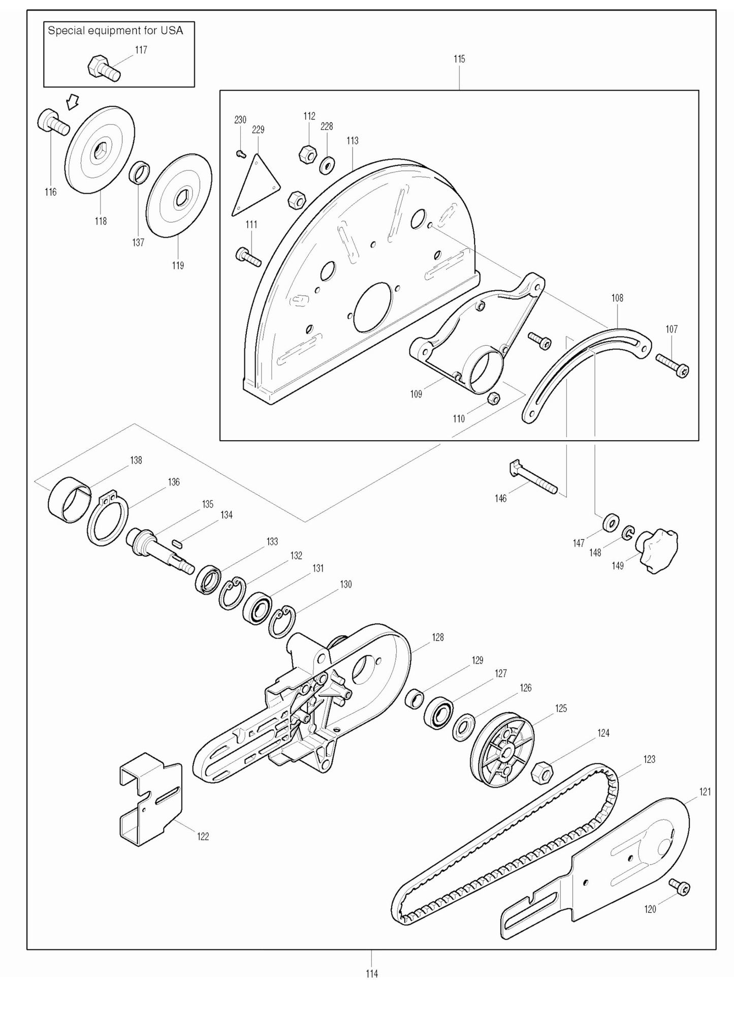 DPC7001 Cutter Assembly-7 Parts