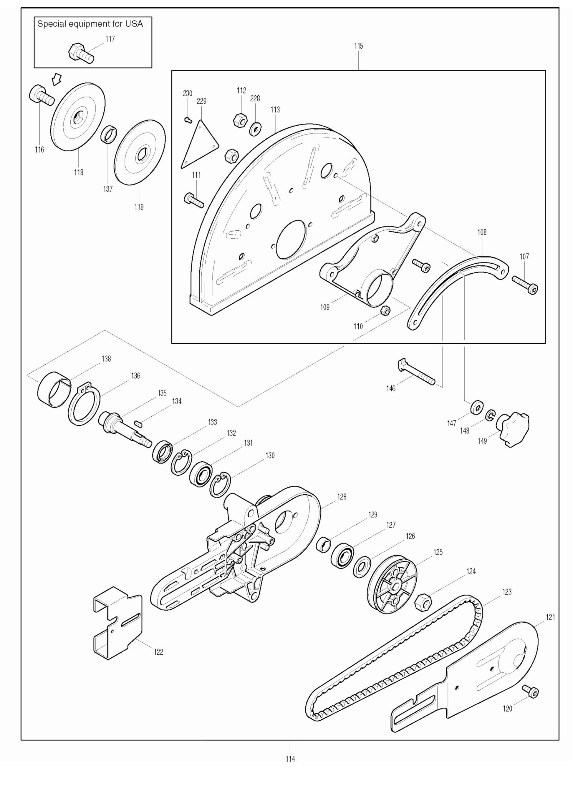 DPC7001 Cutter Assembly-7 Parts