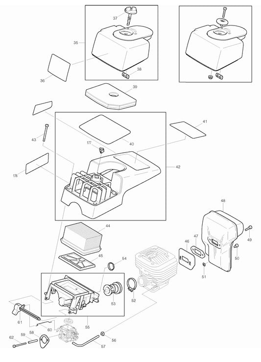DPC7300 Cutter Assembly-2 Parts