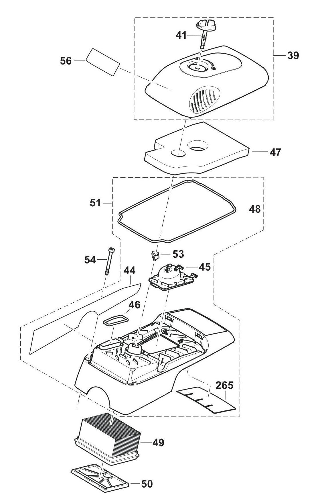 DPC7321, DPC7321HD Clutch, Sprocket Guard Assembly Parts