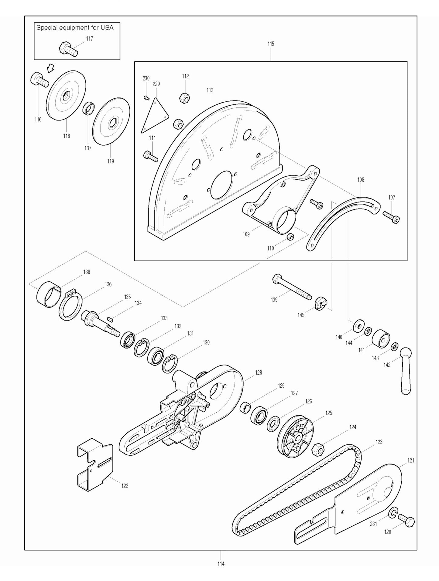 DPC9500 Cutter Assembly-6 Parts