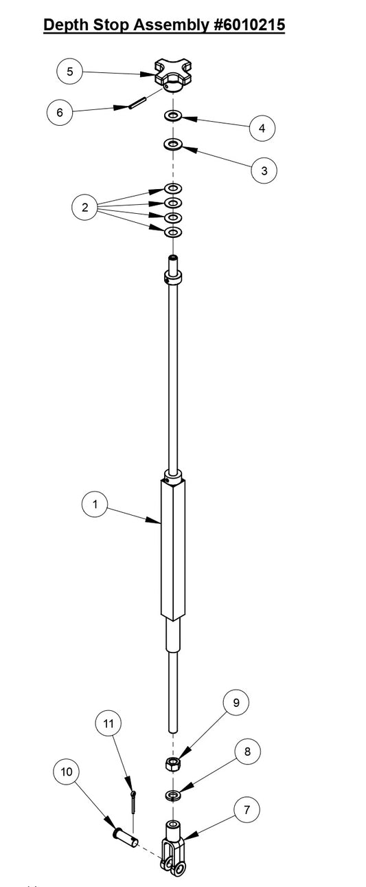 CC3500J Depth Stop Assembly