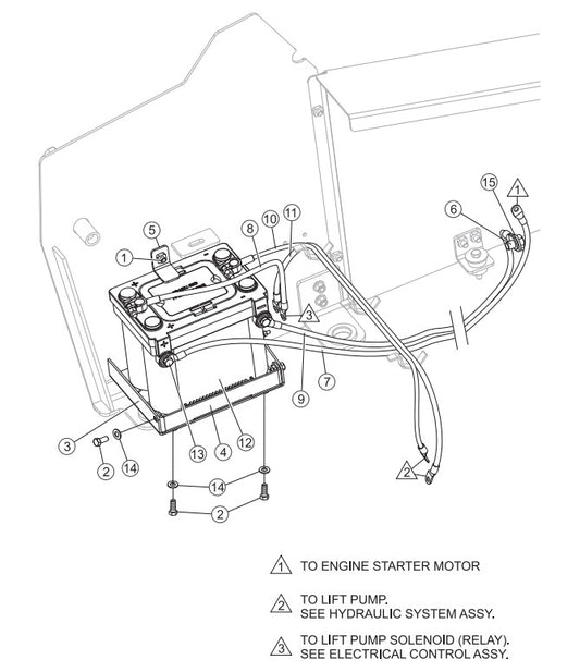 Battery Assembly Parts-SP403016, SP403020, SP403026, SP403030 DEUTZ F2L2011 DIESEL ENGINE