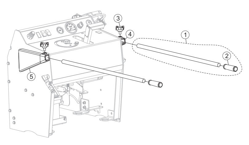 Handlebars Assembly Parts-SP403016, SP403020, SP403026, SP403030 DEUTZ F2L2011 DIESEL ENGINE