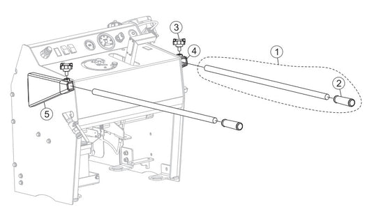 Handlebars Assembly Parts-SP403016, SP403020, SP403026, SP403030 DEUTZ F2L2011 DIESEL ENGINE