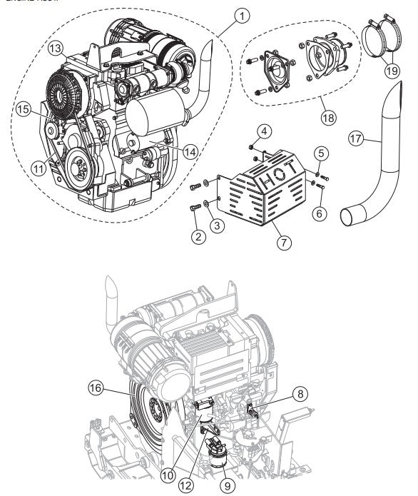 Engine Assembly Parts-SP403016, SP403020, SP403026, SP403030 DEUTZ F2L2011 DIESEL ENGINE