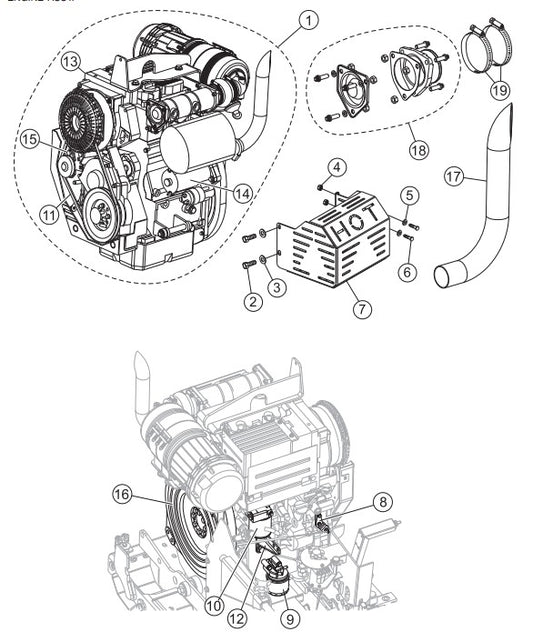Engine Assembly Parts-SP403016, SP403020, SP403026, SP403030 DEUTZ F2L2011 DIESEL ENGINE