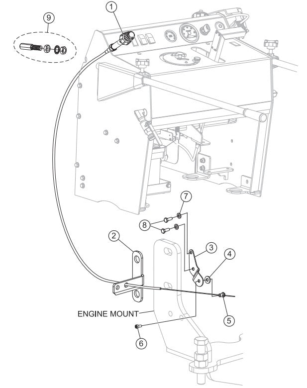 Throttle Control Assembly Parts-SP403016, SP403020, SP403026, SP403030 DEUTZ F2L2011 DIESEL ENGINE