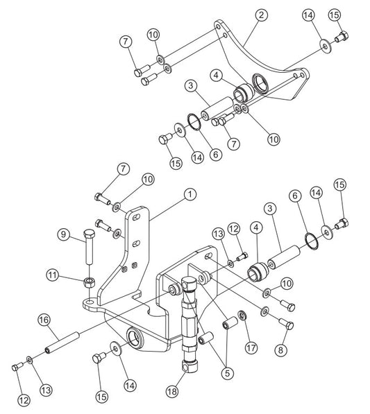 Engine Mounts Assembly Parts-SP403016, SP403020, SP403026, SP403030 DEUTZ F2L2011 DIESEL ENGINE