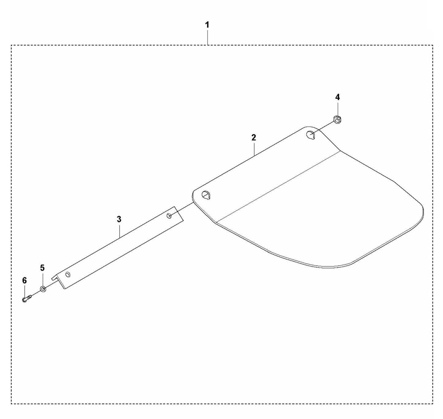 LFV 100 Block Paving Plate Kit 500 mm (19.7") Assembly Parts by Husqvarna