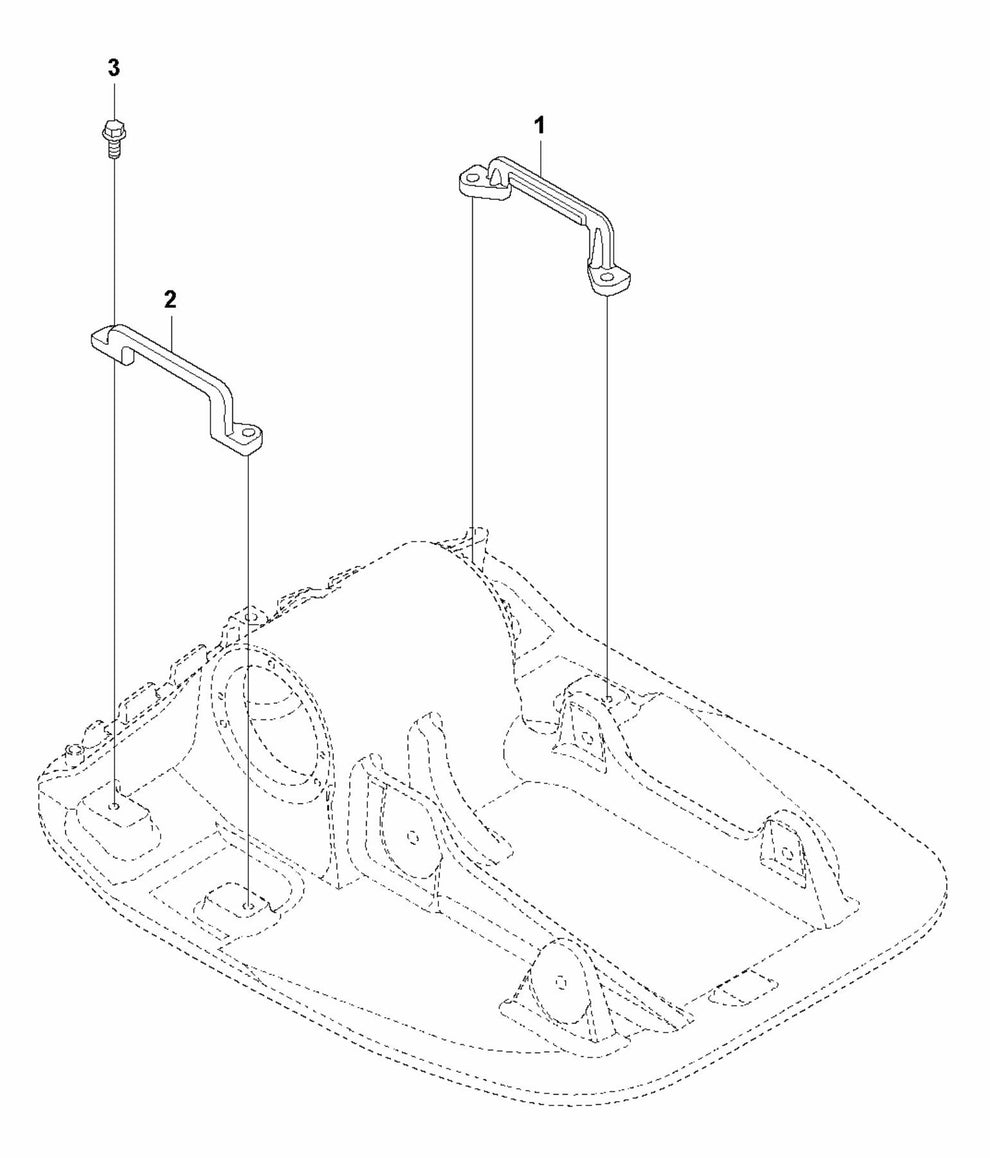LFV 100 Lifting Handle Assembly Parts by Husqvarna