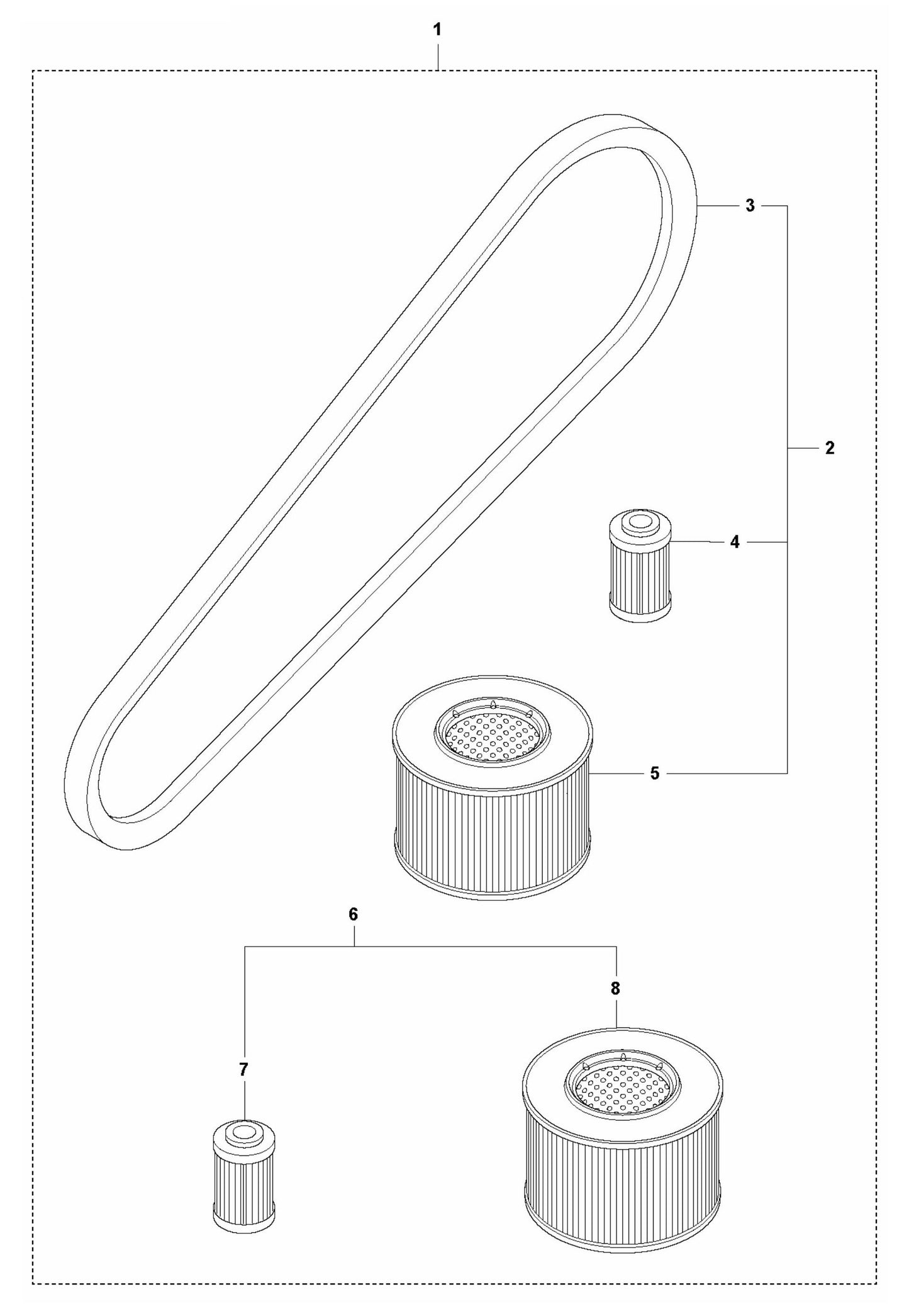 LFV 100 D Start Up Kit-Hatz Assembly Parts by Husqvarna