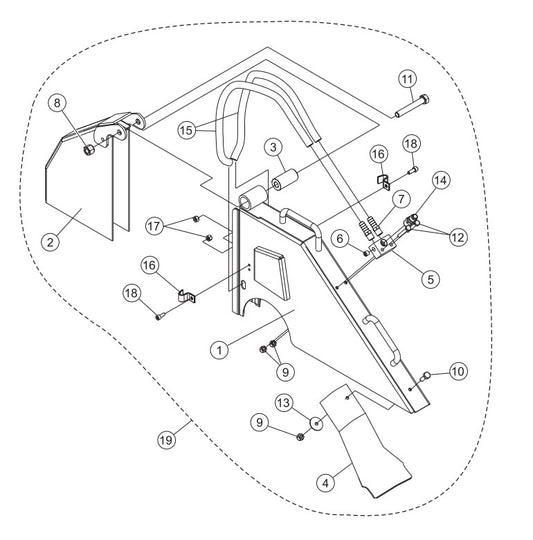 16", 20", 26" Blade Guard Assembly Parts-SP403016, SP403020, SP403026, SP403030 DEUTZ F2L2011 DIESEL ENGINE