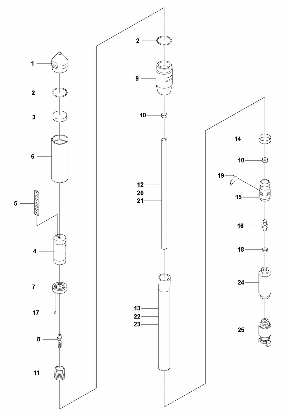 AY 67 SN 967 Complete Product Assembly Parts by Husqvarna