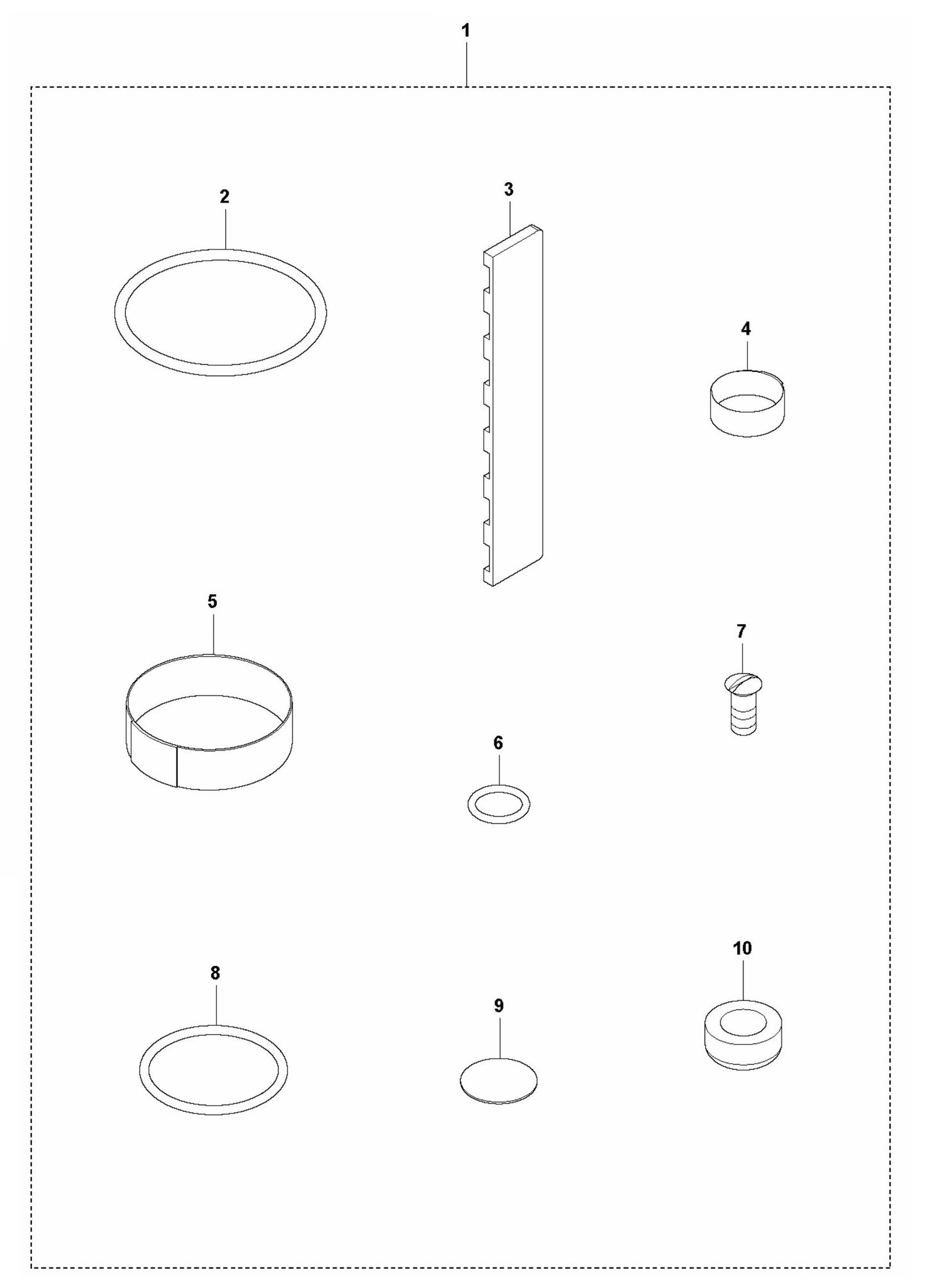 AY 67 SN 967 Service Kit Assembly Parts by Husqvarna