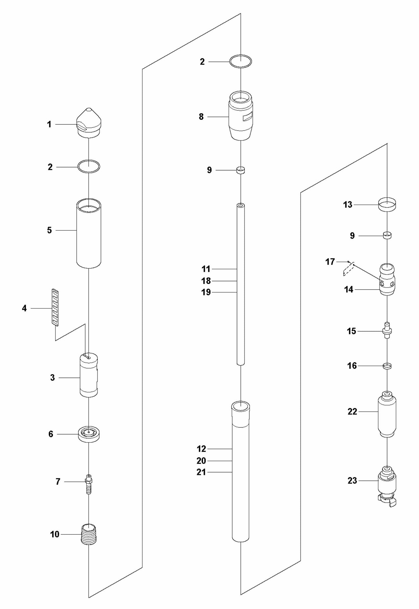 AY 37 SN 967 Complete Product Assembly Parts by Husqvarna