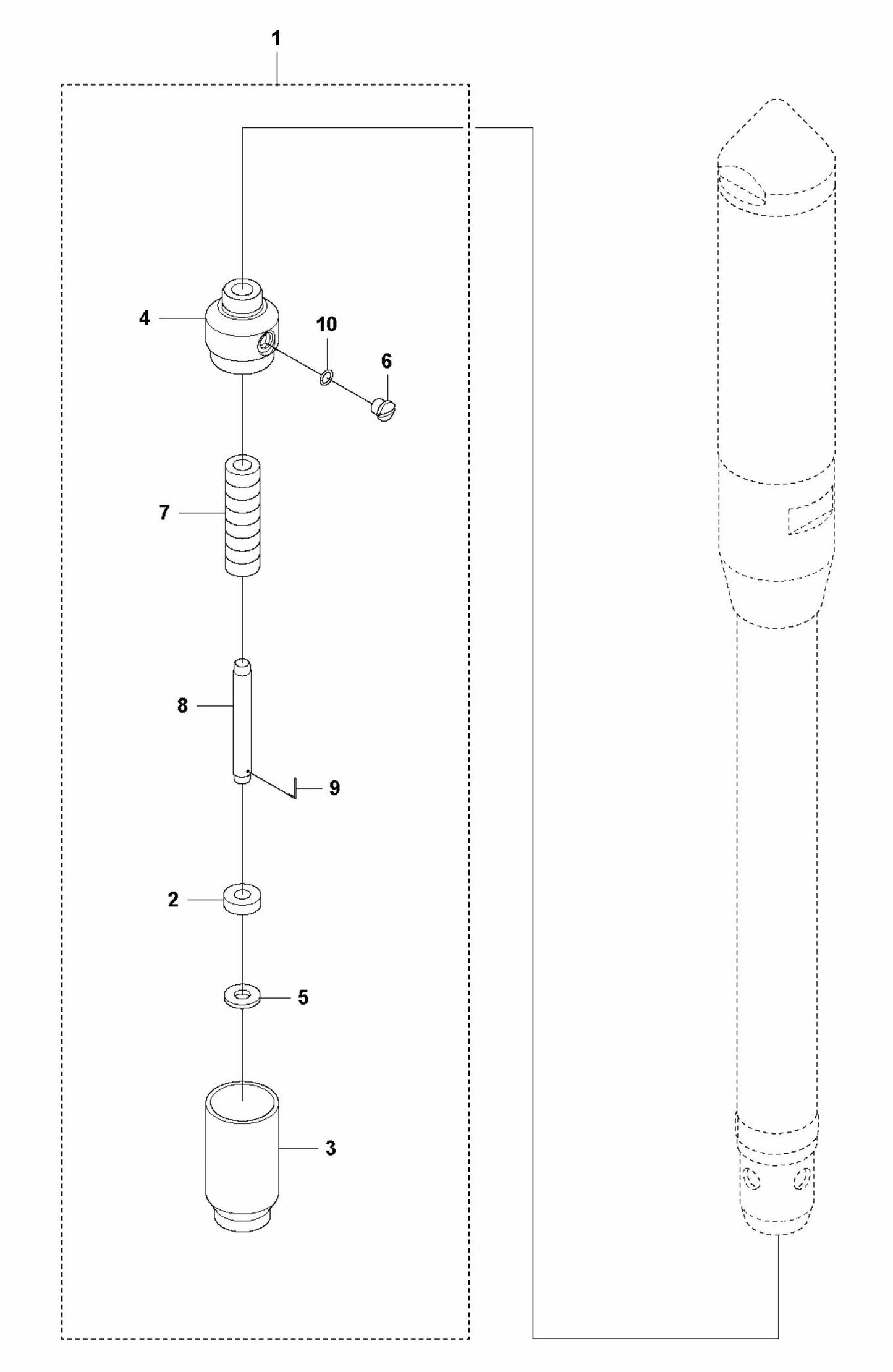 AY 37 SN 967 Lubricator Assembly Parts by Husqvarna