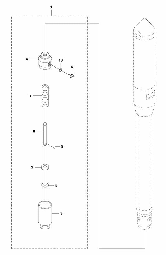 AY 37 SN 967 Lubricator Assembly Parts by Husqvarna