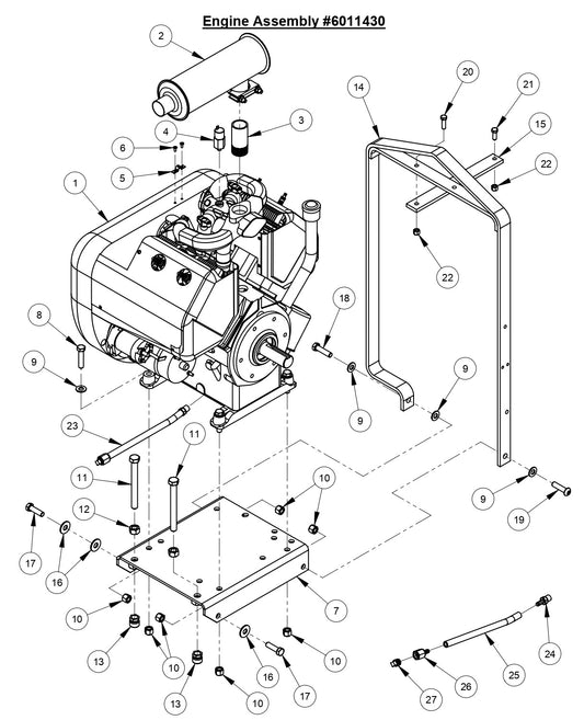 CC3535 Engine Assembly