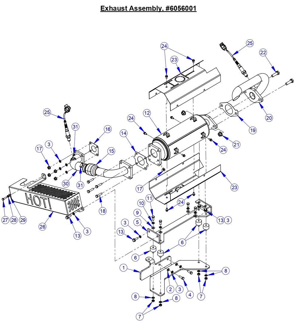 CC5555GK Exhaust Assembly